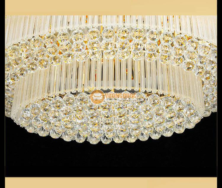 Đèn ốp trần pha lê đẹp long lanh CM277-14